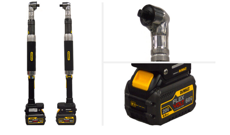 Apertadeira angular a bateria STANLEY B33LA 60V, ideal para montagem de veículos pesados e aplicações industriais.