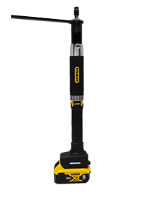 Apertadeiras retas a bateria STANLEY B23LB e B33LB, ideais para montagem de caminhões e aplicações industriais pesadas.