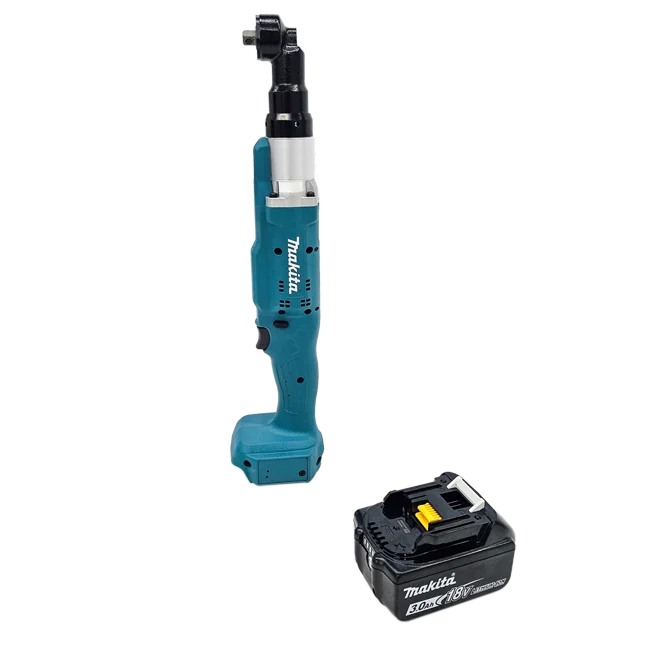 Apertadeira angular Makita Série DFL, motor brushless, torque preciso, ideal para montagens industriais.