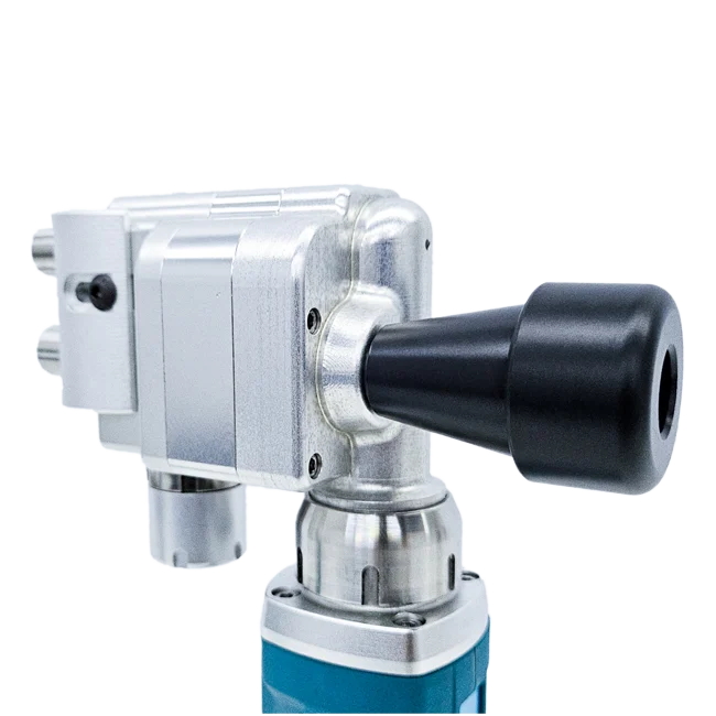 Fixador de guarnição automotiva angular Rollform RVC RAS® a bateria, leve e preciso para retrabalhos industriais