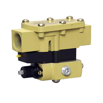 Lubrificador pneumático sem reservatório Master Pneumatic modelo A64061 para sistemas industriais de lubrificação precisa.