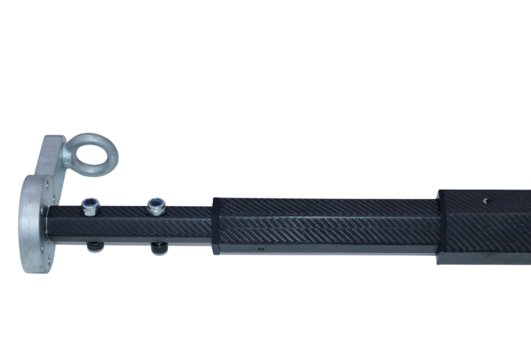 Tubos de torque em fibra de carbono da M Shimizu, ideais para sistemas móveis e neutralização de reações de torque em linhas de montagem industriais