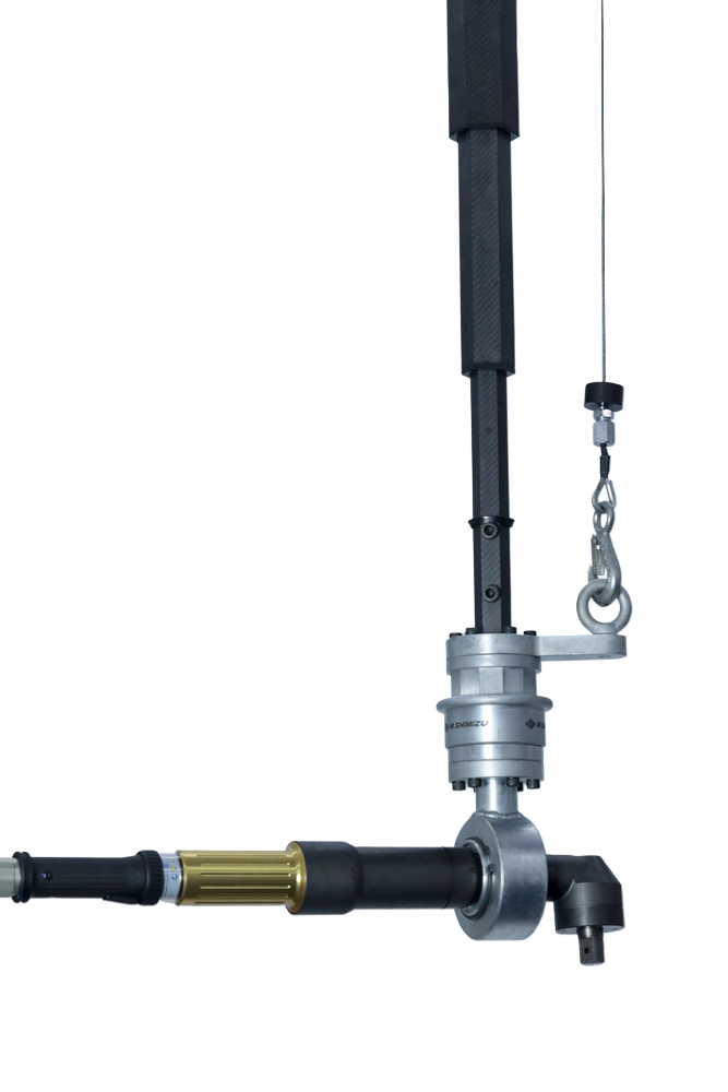 Tubos de torque em fibra de carbono da M Shimizu, ideais para sistemas móveis e neutralização de reações de torque em linhas de montagem industriais